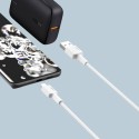 Aukey Nylon Braided USB 2.0 to USB-C Cable 0.9m, White - CB-CD30-WH