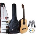 Artland 39" Spruce Top Linden Back & Side Matt Classical Guitar with With Free Guitar Stand - CG965/GS/438 