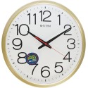 Rhythm White Dial Wall Clock - CMG495CR18