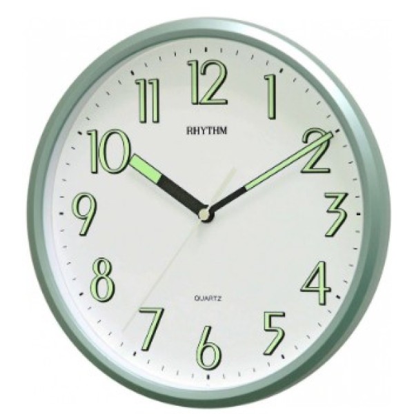 Rhythm Round Wall Clock with Luminous Dial - CMG727NR05