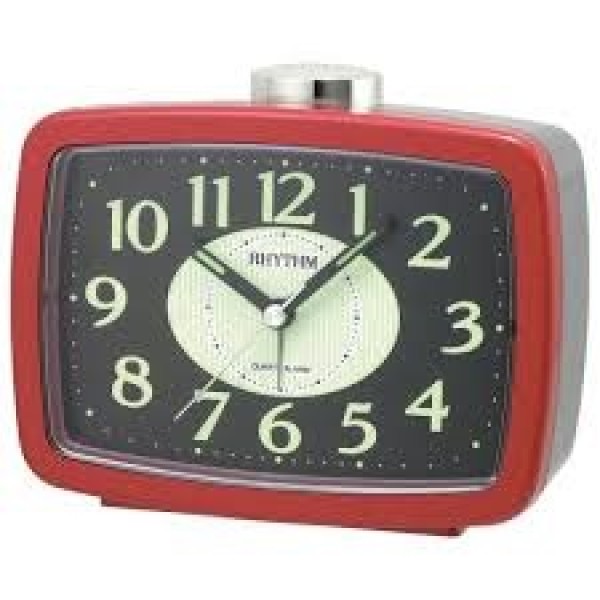 Rhythm Basic Bell Alarm Clock - CRA630NR01