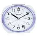 Rhythm Super Silent Alarm Clock - CRA838BR12