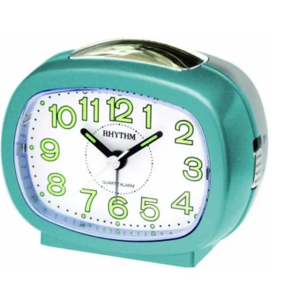 Rhythm Value Added Beep Alarm Clock, Blue - CRE219NR04