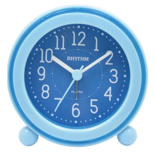 Rhythm Beep Alarm Clock, Blue - CRE308NR04