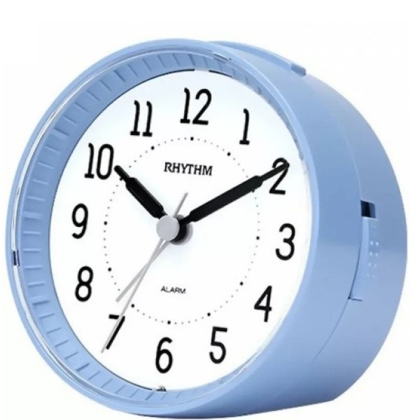 Rhythm Beep Alarm Clock, Blue - CRE850BR04