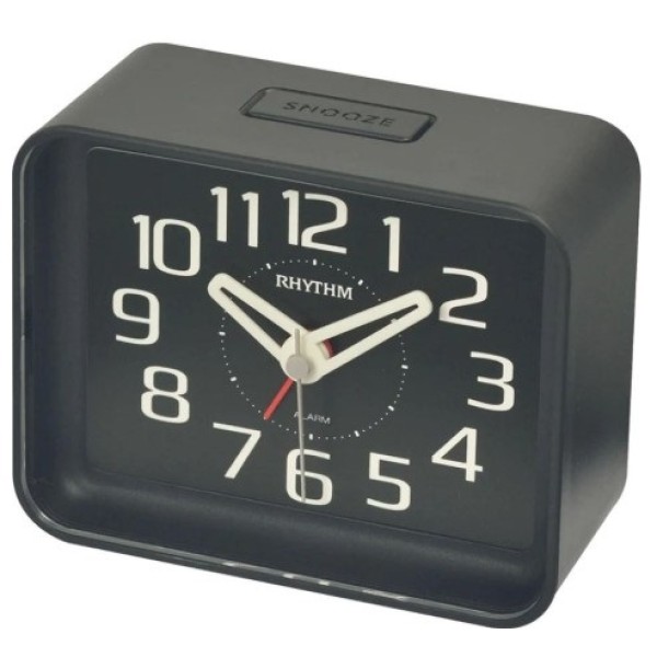 Rhythm Beep Alarm Clock, Black - CRE891WR02