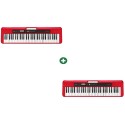 Buy 1 Get 1 Free Casio 61 Keys Portable Musical Keyboard, Red - CT-S200RDC2