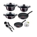 Tefal Non-Stick 12 Pcs Cooking Set - D5229383