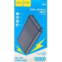 Hoco Ultra Slim 10,000mAh Power Bank, Black - DB29