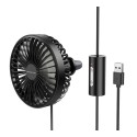 Borofone Wind Wire Control Car Fan - DBF11