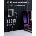 Hoco 140W Gan Ultra-Fast Charger Kit With 240W Type C to C Cable - DC120