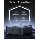 Hoco 140W Gan Ultra-Fast Charger Kit With 240W Type C to C Cable - DC120