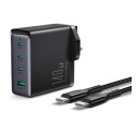 Hoco 140W Gan Ultra-Fast Charger Kit With 240W Type C to C Cable - DC120