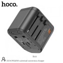 Hoco PD20W Three Ports Fast Universal Travel Conversion Wall Charger - DC44