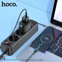 Hoco PD20W Three Ports Fast Universal Travel Conversion Wall Charger - DC44