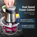 Daewoo 500Watts, 1.8Liter Capacity, Glass Bowl Food Chopper - DFC 217A