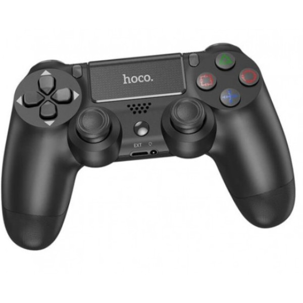 Hoco Cool Play Multi-function PS4 Wireless Gamepad, Black - DGM01