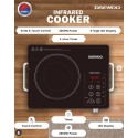 Daewoo 2000Watts, Knob & Touch Control Infrared Cooker - DIC 20MH