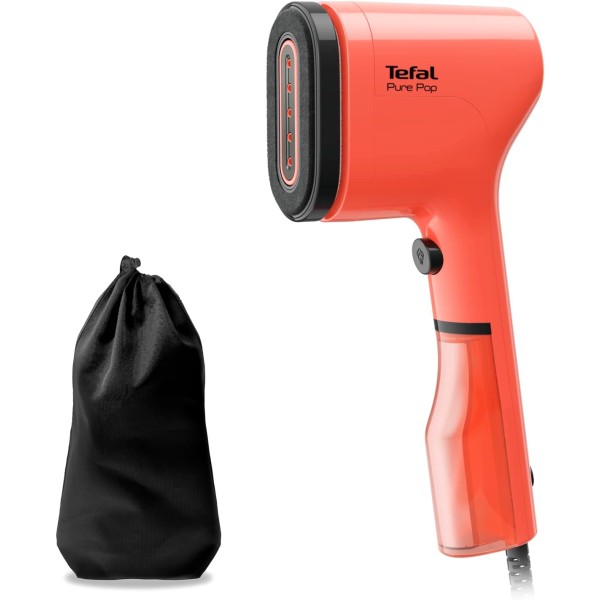 Tefal 1300Watts, Pure Pop Garment Steamer, Red - DT2022G0