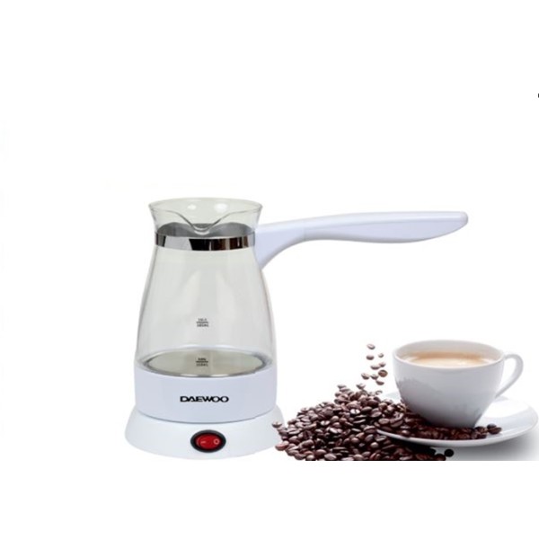 Daewoo 1000Watts, 6 Cups Capacity, Glass Turkish Coffee Maker - DTM 8014