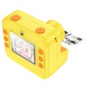 Hoco Dual Lens Children Printing Camera, Yellow - DV200