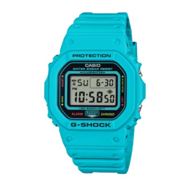 Casio G-Shock Blue Band Digital Watch for Unisex - DW-5600EP-2DR