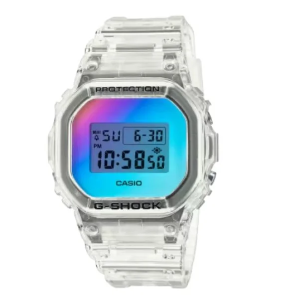 Casio G-Shock Multicolor Dial Casual Digital Watch for Men - DW-5600SRS-7DR