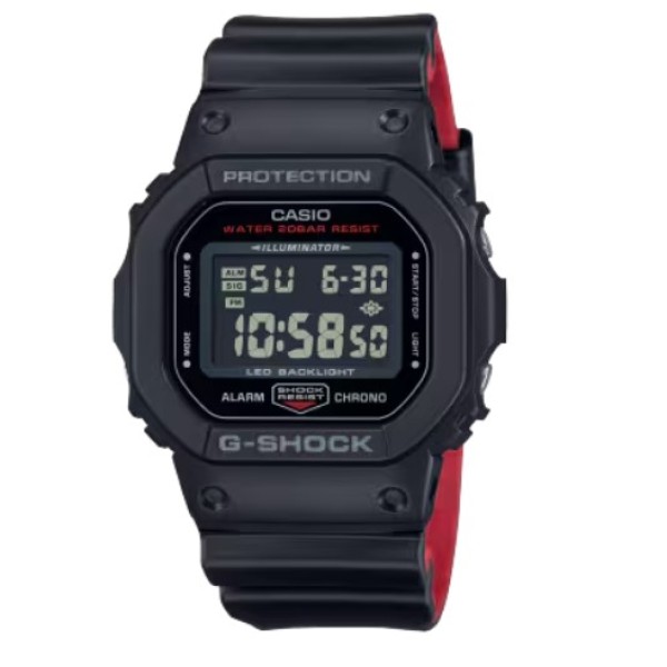 Casio G-shock Youth Digital Watch for Men - DW-5600UHR-1DR