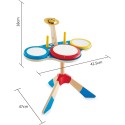 Hape Drum and Cymbal Set - E0613-T