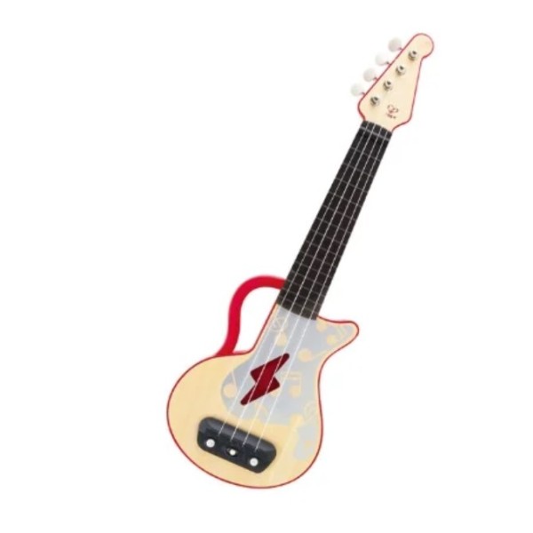 Hape Learn with Lights Ukulele, Red - E0624-T