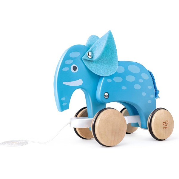 Hape Elephant Pull Along - E0916-T