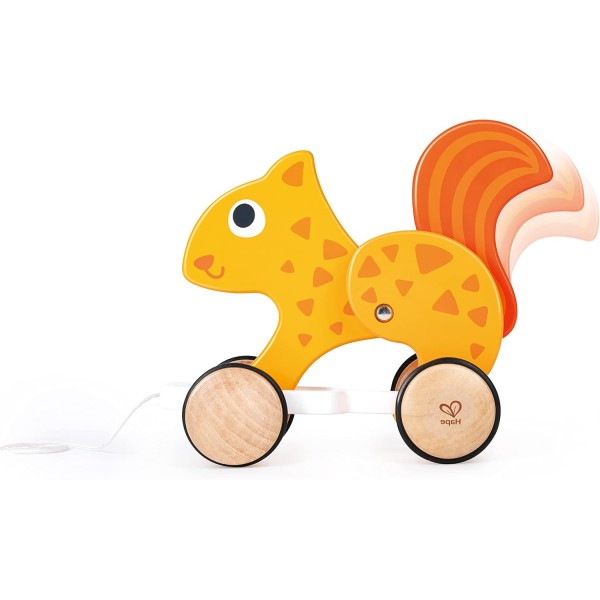 Hape Squirrel Pull Along - E0917-T