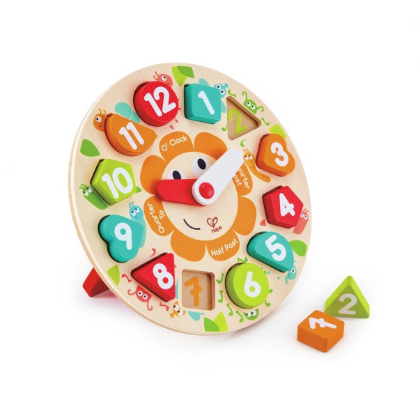 Hape Chunky Clock Puzzle - E1622-T