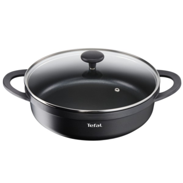 Tefal Trattoria Shallowpan 28cm with Lid - E2187214