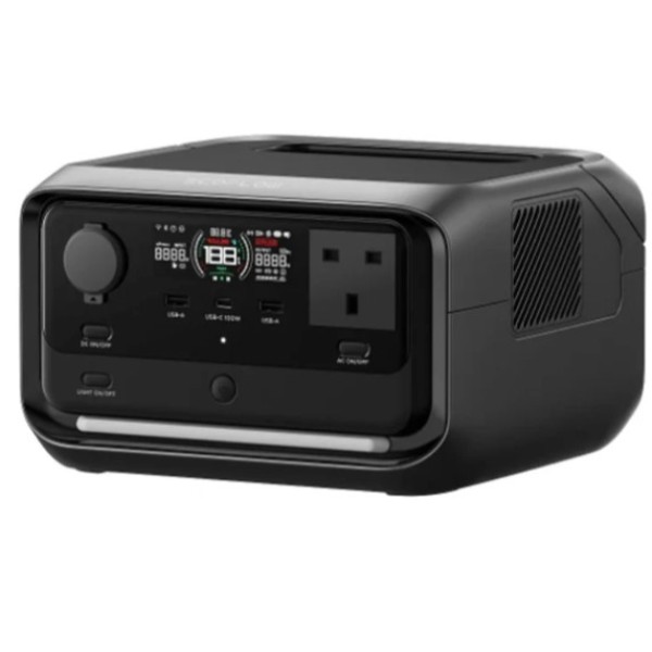 EcoFlow RIVER 3 Plus Portable Power Station 286Wh capacity 600W output, X-Boost up to 1200W - EF-RV-H02-1