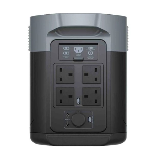 EcoFlow DELTA 2 Max Portable Power Station 2084Wh capacity, 2400W rated output, X-Boost up to 3100W - EFD350