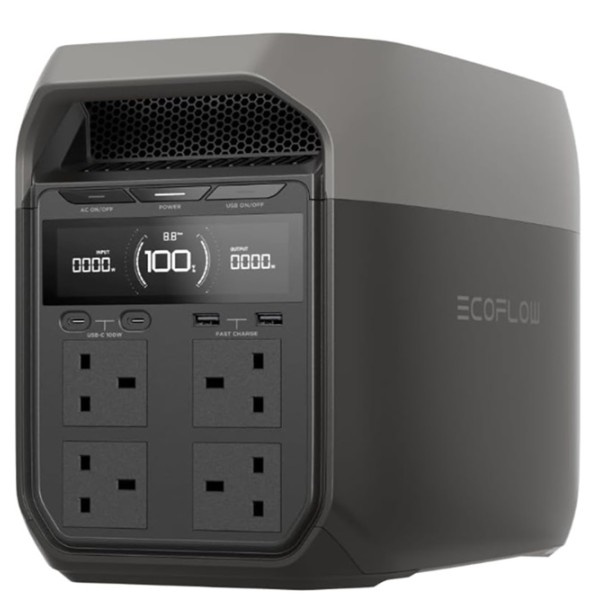 EcoFlow DELTA 3 Power Station, 1024Wh Solar Generator - EFDELTA3