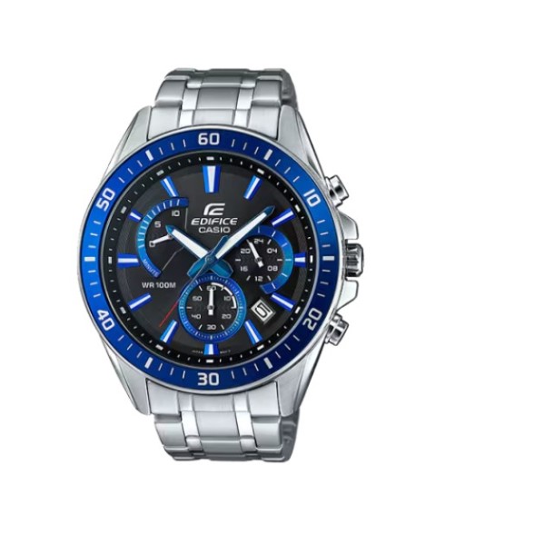 Casio Edifice Stainless-Steel Band Analog Watch for Men - EFR-552D-1A2VUDF