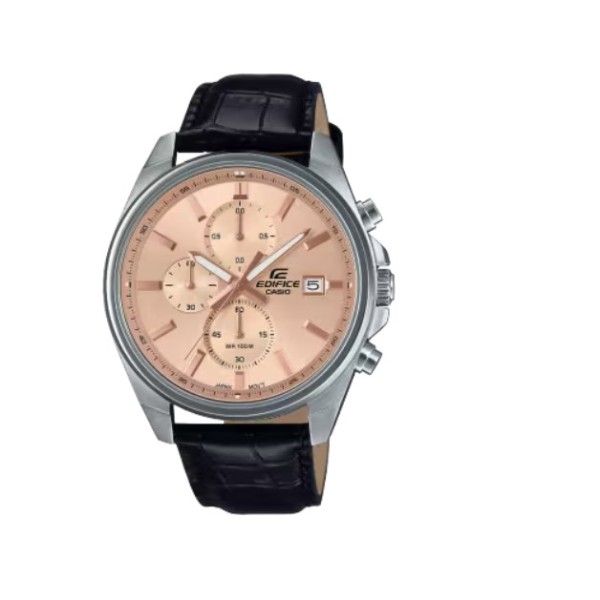 Casio Edifice Standard Chronograph Leather Band Watch for Men - EFV-610EL-5AUDF