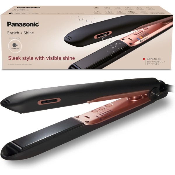 Panasonic Nanoe Ceramic Hair Straightener - EH-HS99-K695