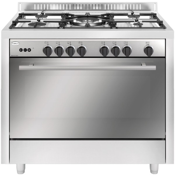 Flamegas Gas Cooker 100x60cm 5 Burners, Stainless Steel - EI-1612RIFS