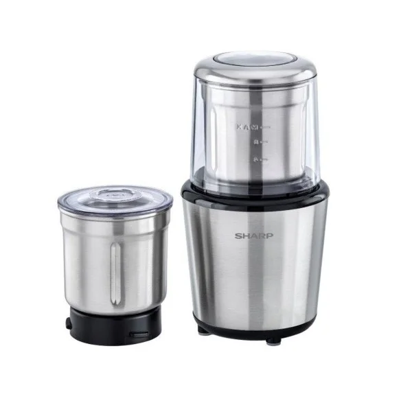 Sharp 200Watts, Stainless Steel Grinder with Chopper - EM-GP21-S3