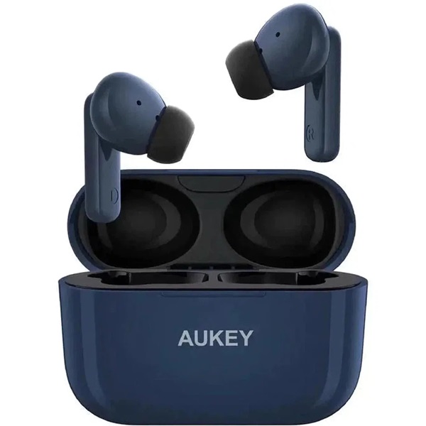 Aukey True Wireless Earbuds with ANC Active Noise Cancellation, Blue - EP-M1NC-BLU