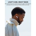 Aukey TWS True Wireless Bluetooth Earbuds, White - EP-M1S-WH