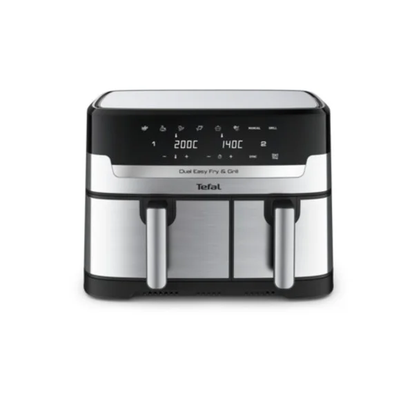 Tefal 2700Watts, 8.3Liters Capacity, Dual Air Fryer - EY905D40