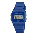 Casio Blue Band Digital Watch for Unisex - F-91WB-2A1DF