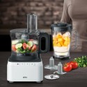 Braun PurEase Food Processor, 800Watts, White - FP3131WH