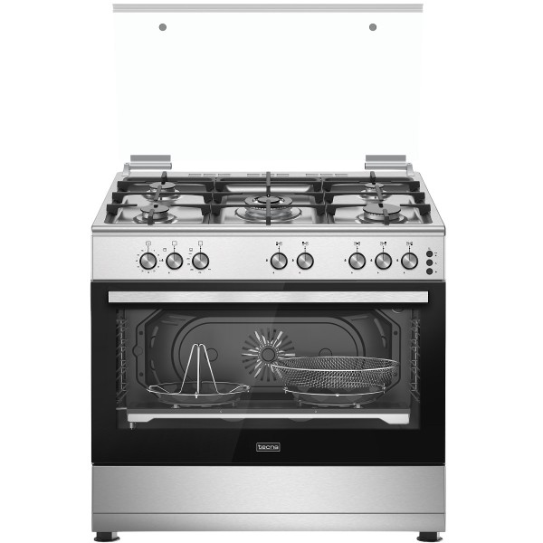 Tecna 5 Burners, Stainless Steel Gas Cooker 90x60cm - FSGC9568TCN-DIA