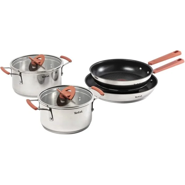 Tefal Opti'Space 4-Piece Pots and Pans Set - G720S604