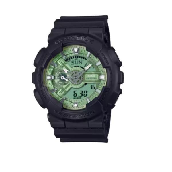 Casio G-Shock Analog-Digital Resin Band Watch for Men - GA-110CD-1A3DR